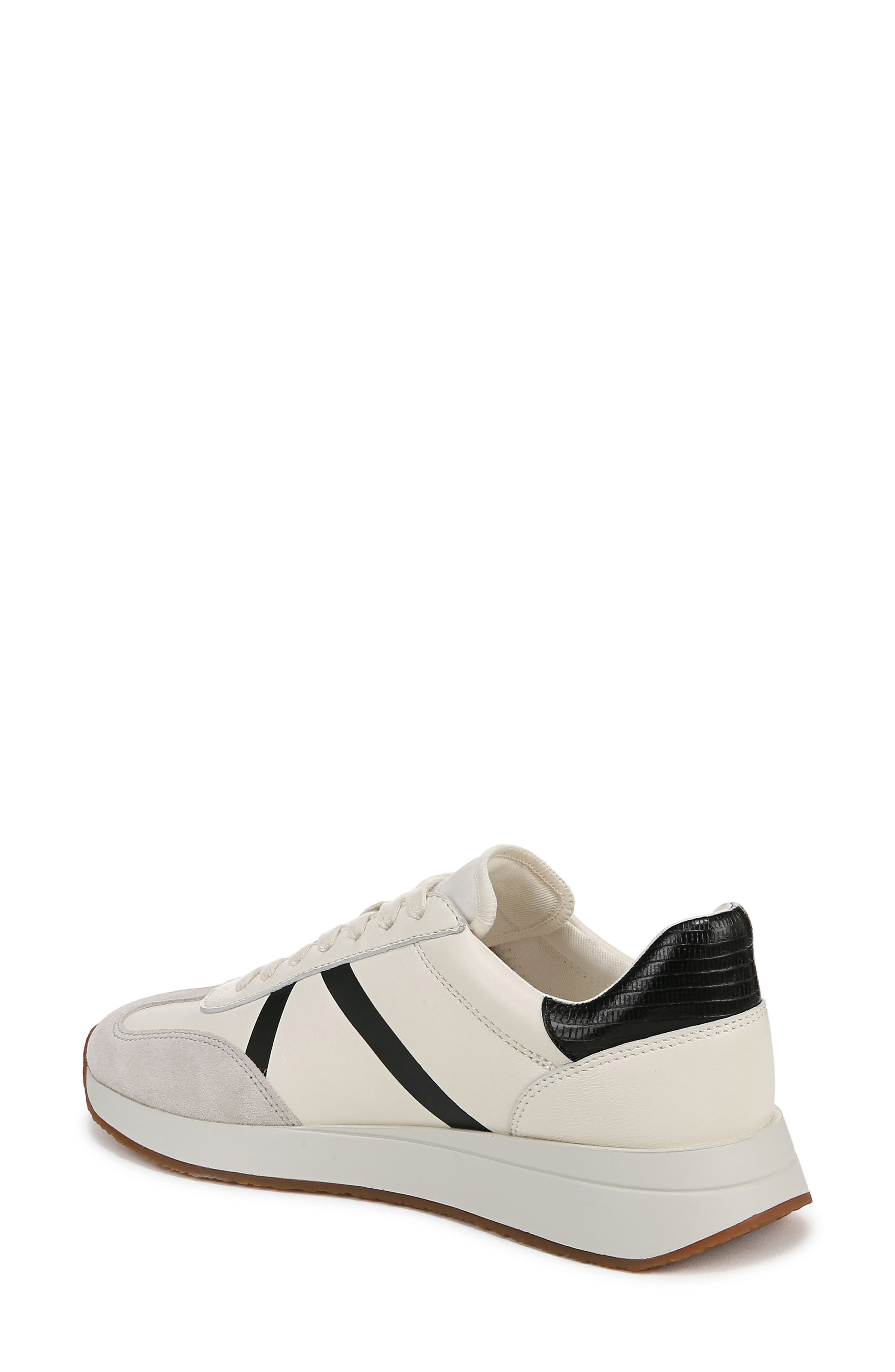 Ohara Sneaker, Alternate, color, MILK/ BLACK