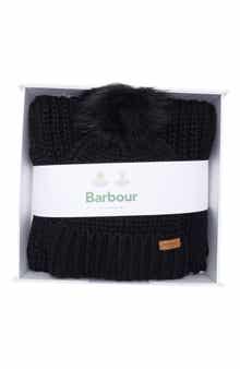 Saltburn Faux Fur Pompom Beanie & Scarf Set