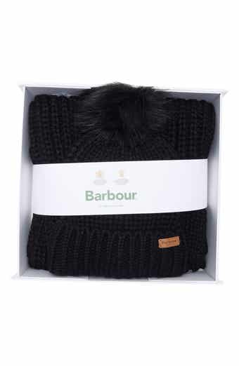 Saltburn Faux Fur Pompom Beanie & Scarf Set