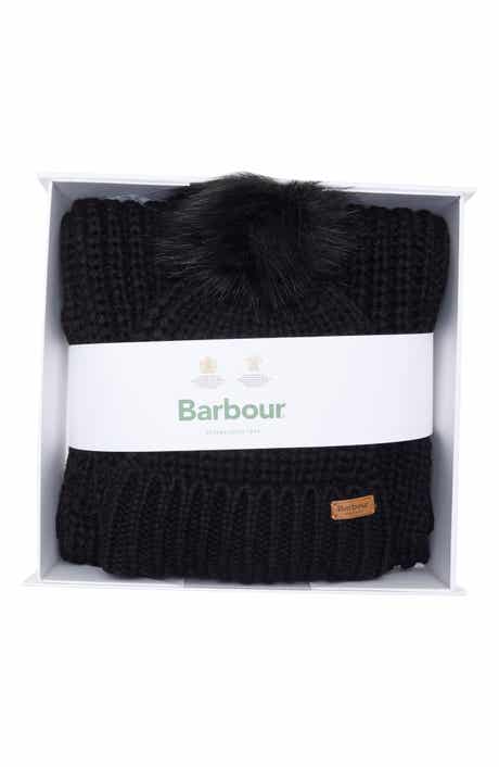 Saltburn Faux Fur Pompom Beanie & Scarf Set
