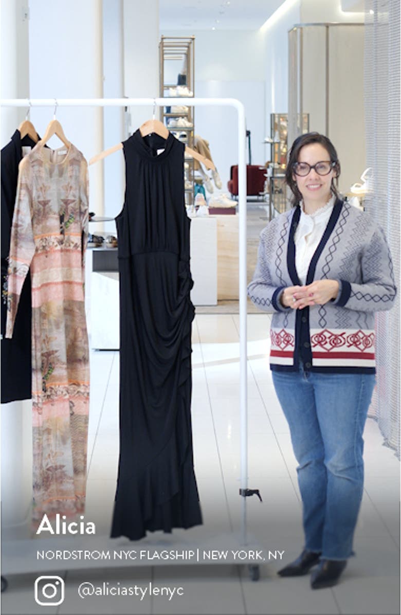 Antonia Mock Neck Sleeveless Midi Dress, sales video thumbnail