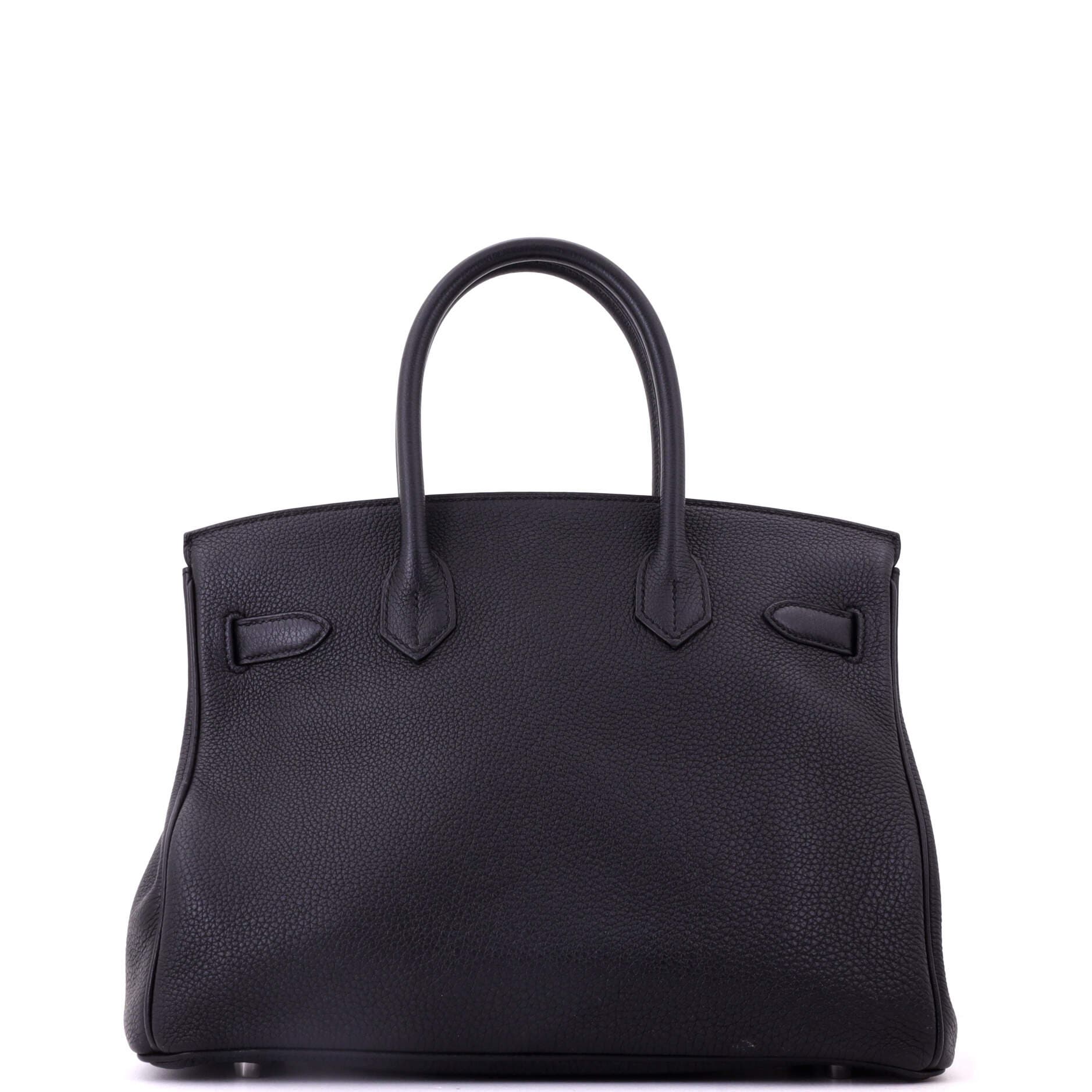 Birkin Handbag Black Togo with Palladium Hardware 30, Alternate, color, Black