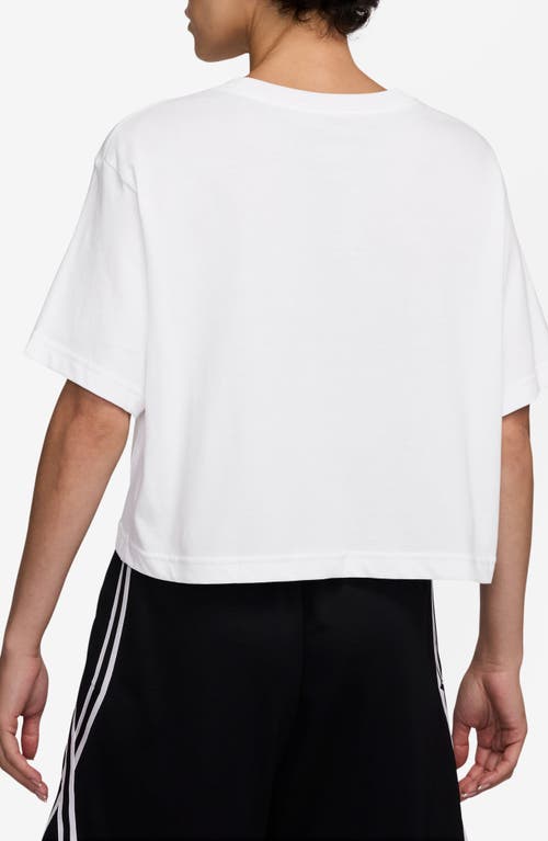 Nike Swoosh Fly Graphic T-shirt In White