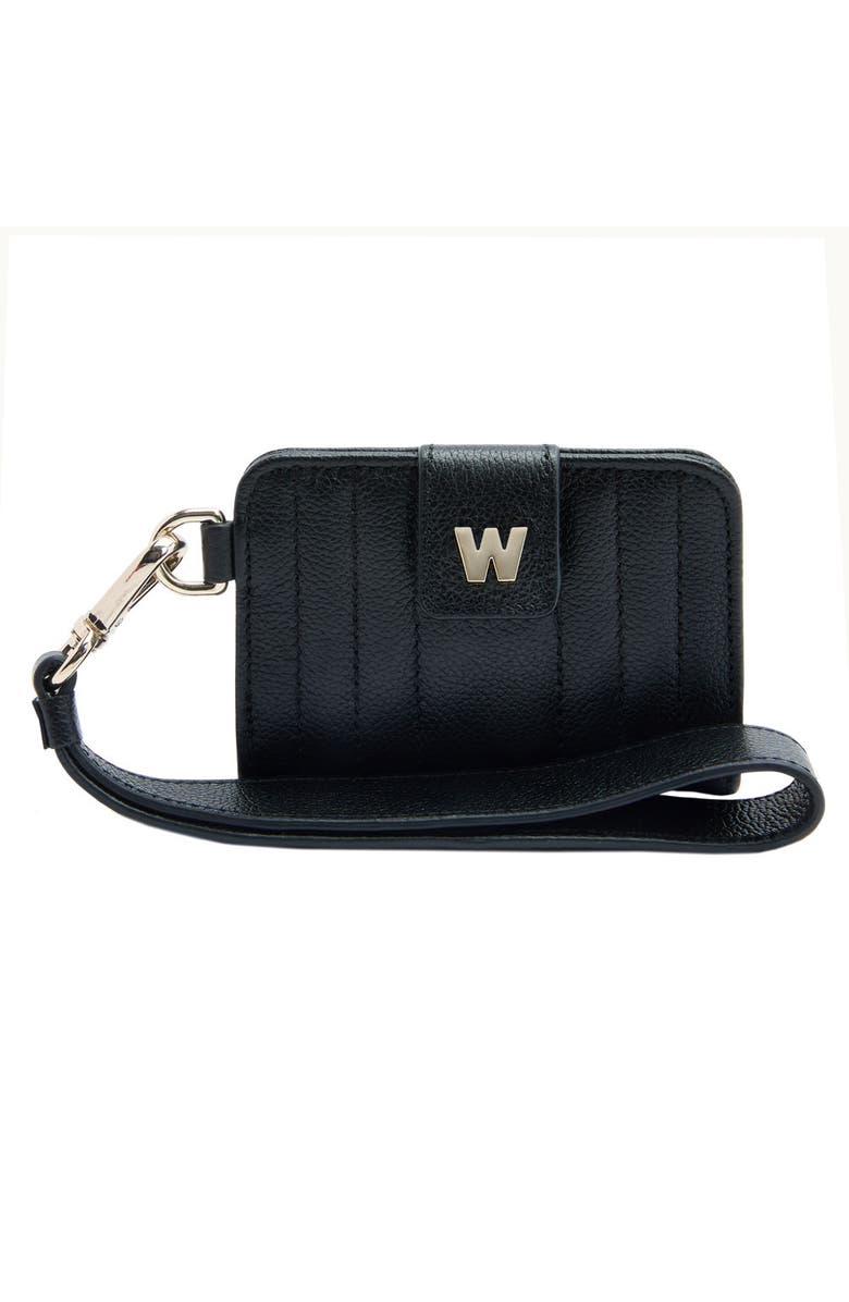 WOLF Mimi Credit Card Holder with Wristlet, Main, color, Black