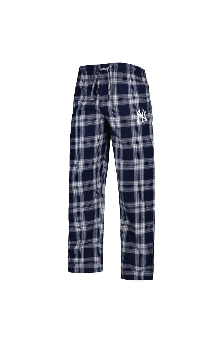 CONCEPTS SPORT Men's Concepts Sport Navy/Gray New York Yankees Badge T-Shirt & Pants Sleep Set, Alternate, color, 