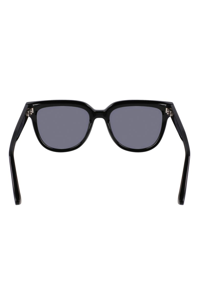 Longchamp Le Pliage 52mm Round Sunglasses, Alternate, color, Black