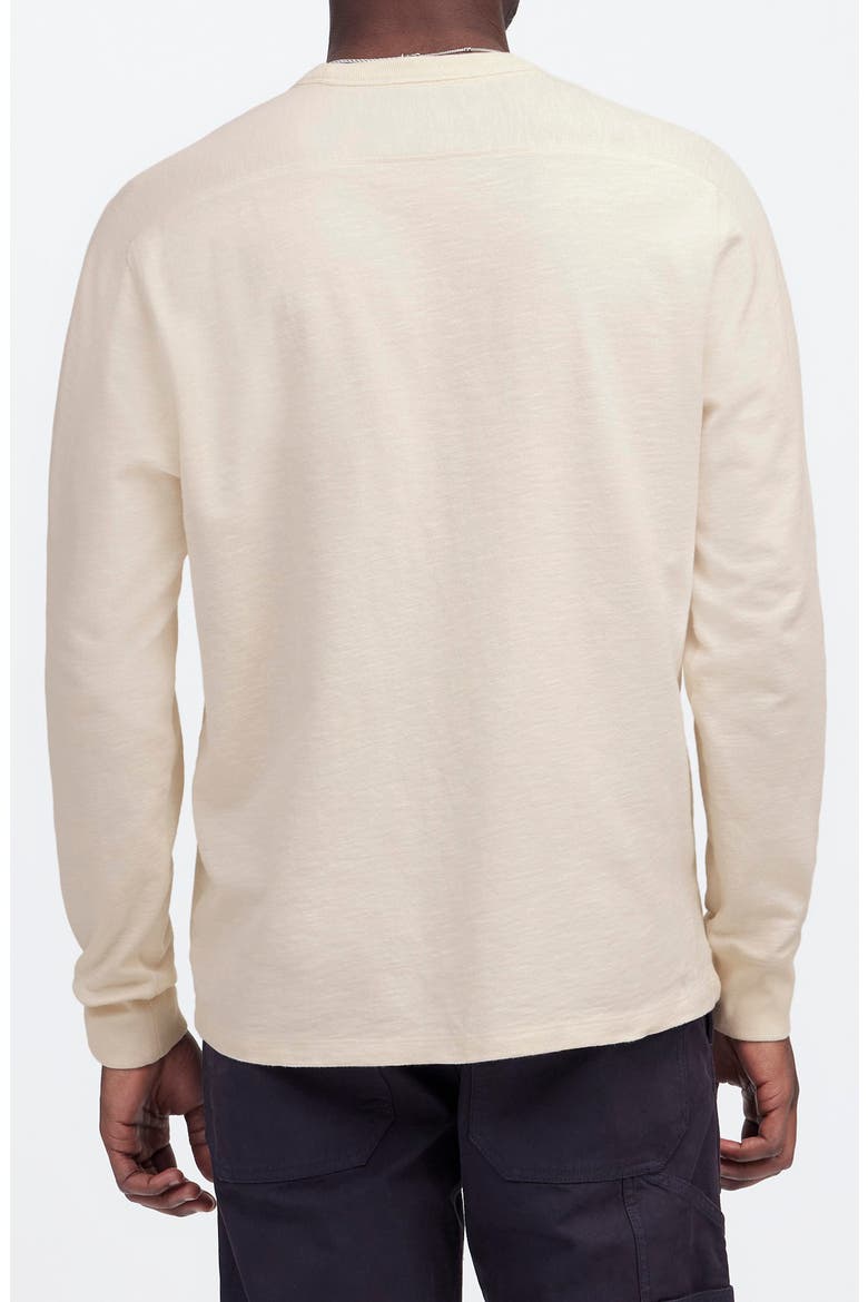 Long Sleeve Heavyweight Slub Cotton T-Shirt, Alternate, color, VINTAGE IVORY