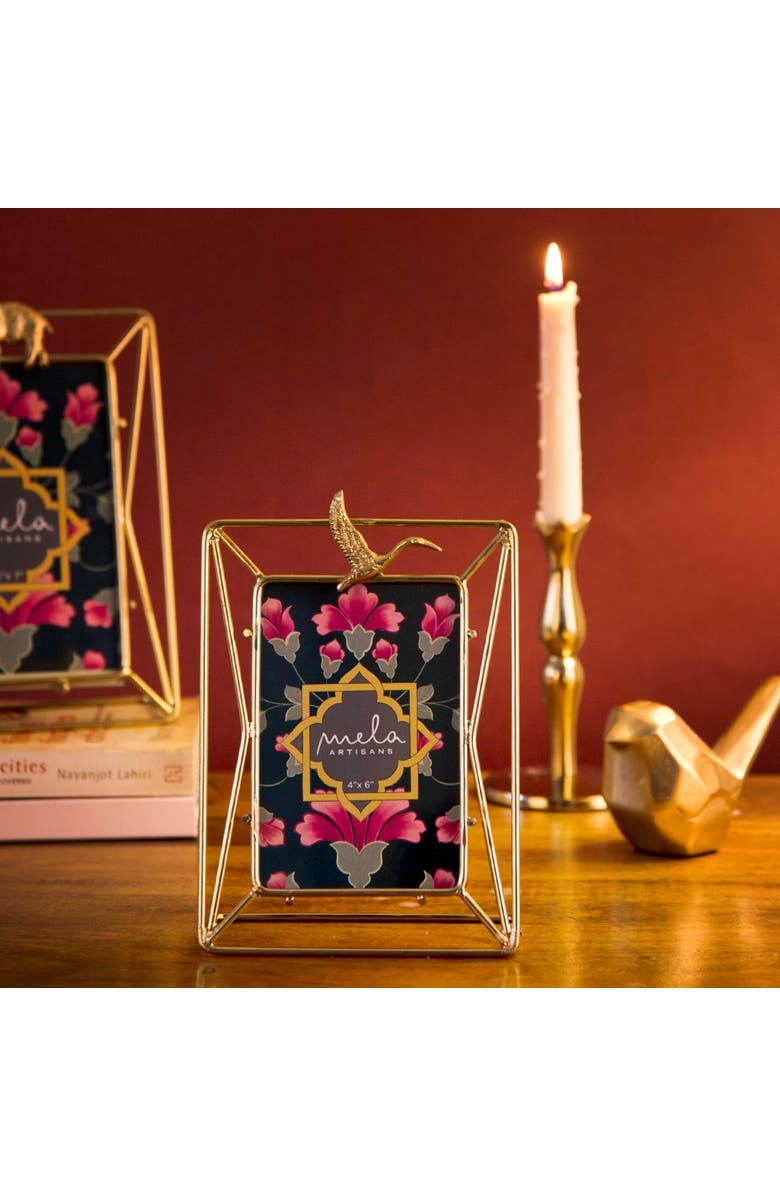 Mela Artisans Serenity Crane Frame - 4x6, Alternate, color, Gold