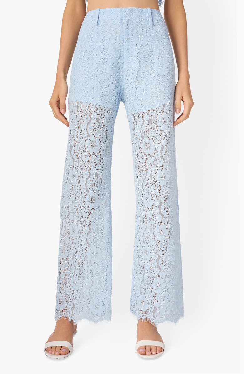 CAMI NYC Zinaida Floral Lace Pants, Main, color, Dew