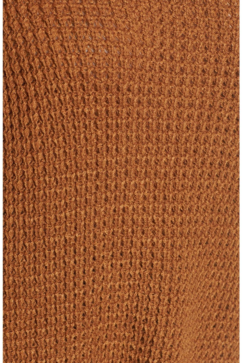 Off the Shoulder Sweater, Alternate, color, BROWN CATTAIL