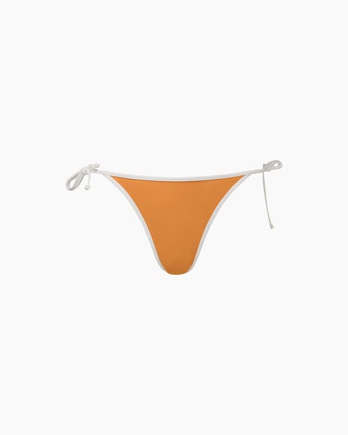 Onia Cleo Bikini Bottom In Sunset/white