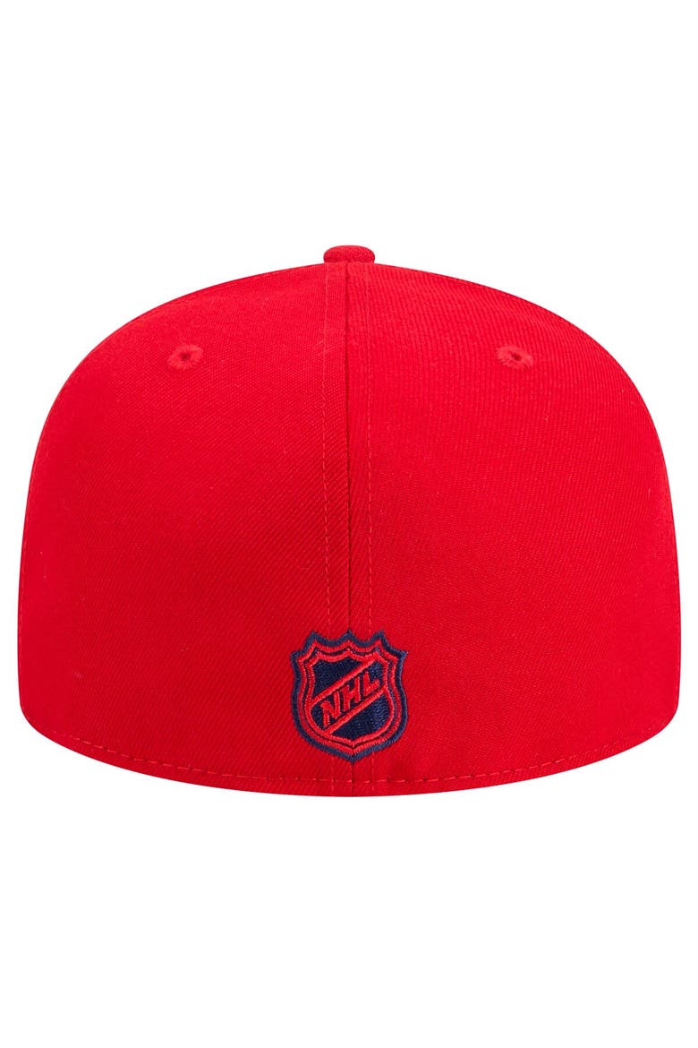Men's New Era Red Montreal Canadiens Core 59FIFTY Fitted Hat, Alternate, color, Red