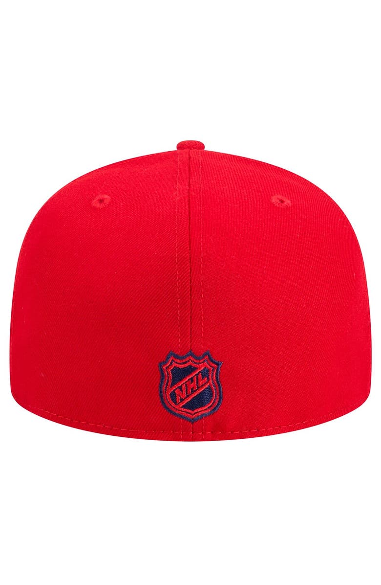 New Era Men's New Era Red Montreal Canadiens Core 59FIFTY Fitted Hat, Alternate, color, Red