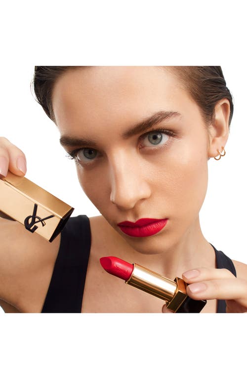 Saint Laurent Yves Rouge Pur Couture Caring Satin Lipstick With Ceramides