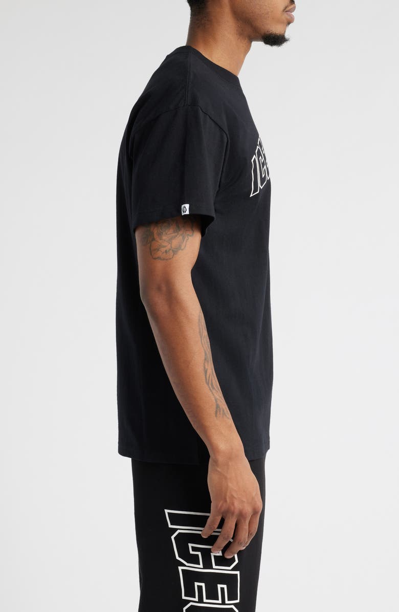 ICECREAM Outline Graphic T-Shirt, Alternate, color, Black