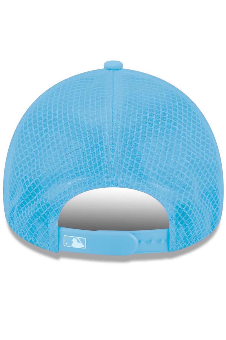 Men's New Era Light Blue Tampa Bay Rays 2026 Batting Practice Alternate Apex 9FORTY Adjustable Hat, Alternate, color, Light Blue