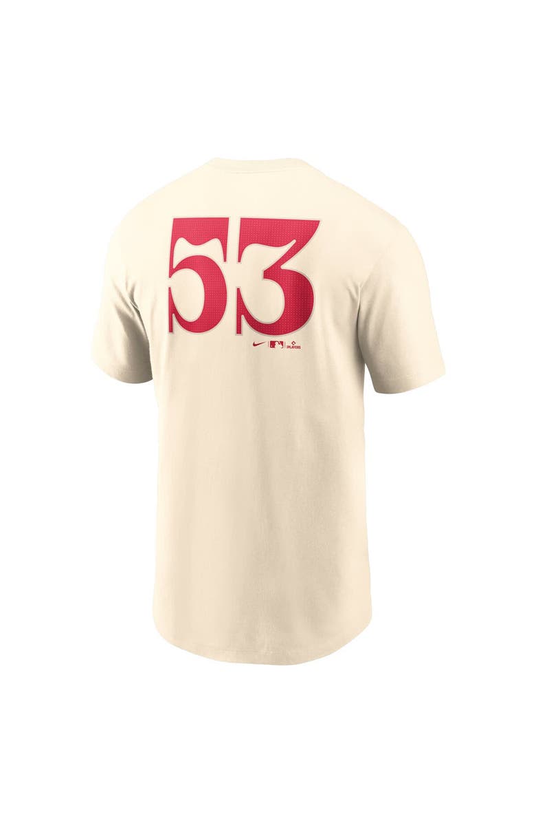 Nike Men's Nike Adolis García Natural Texas Rangers City Connect Fuse Name & Number T-Shirt, Alternate, color, Natural