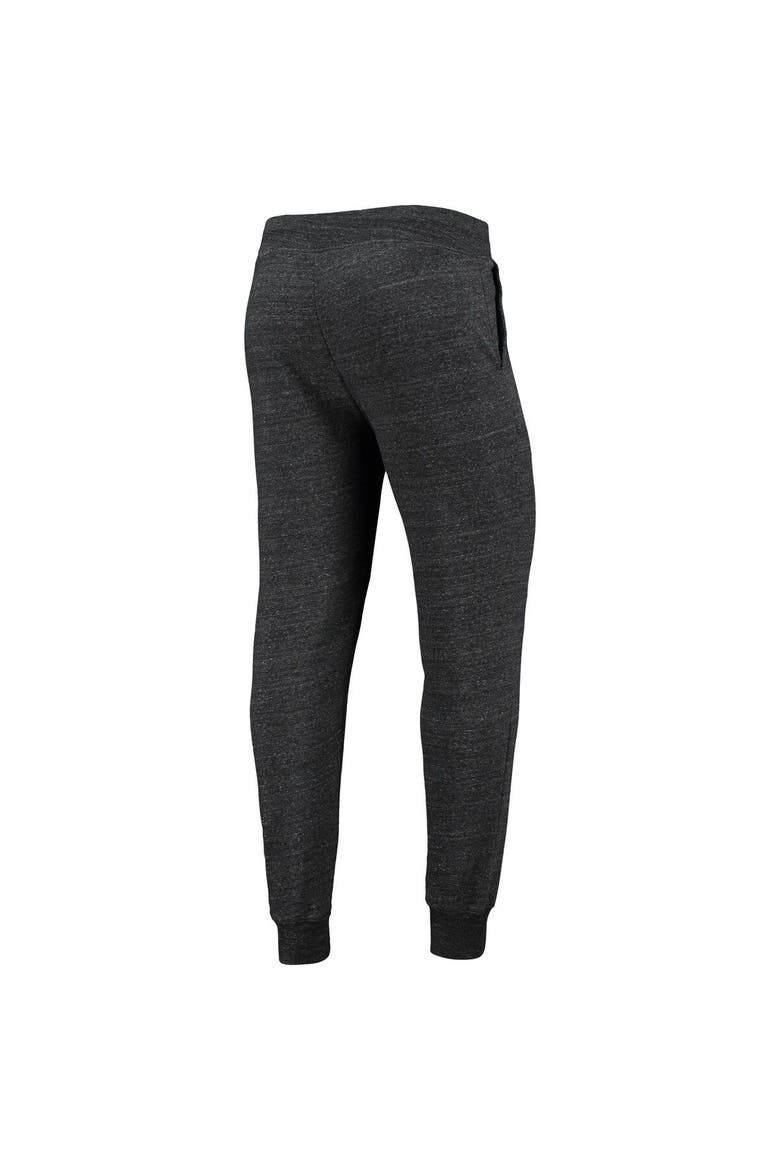 Men's Alternative Apparel Heathered Black Mississippi State Bulldogs Dodgeball Tri-Blend Pants, Alternate, color, Heather Black