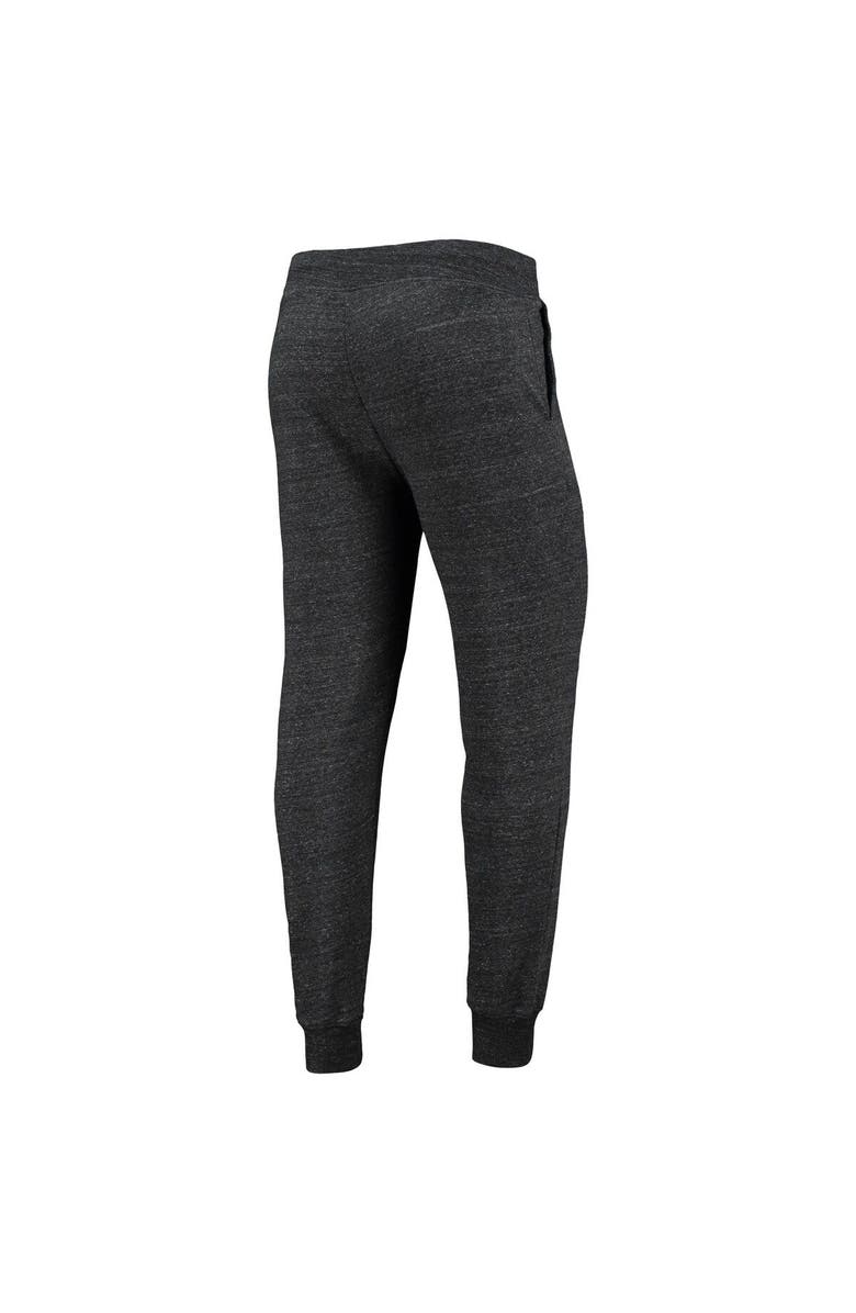 ALTERNATIVE APPAREL Men's Alternative Apparel Heathered Black Mississippi State Bulldogs Dodgeball Tri-Blend Pants, Alternate, color,