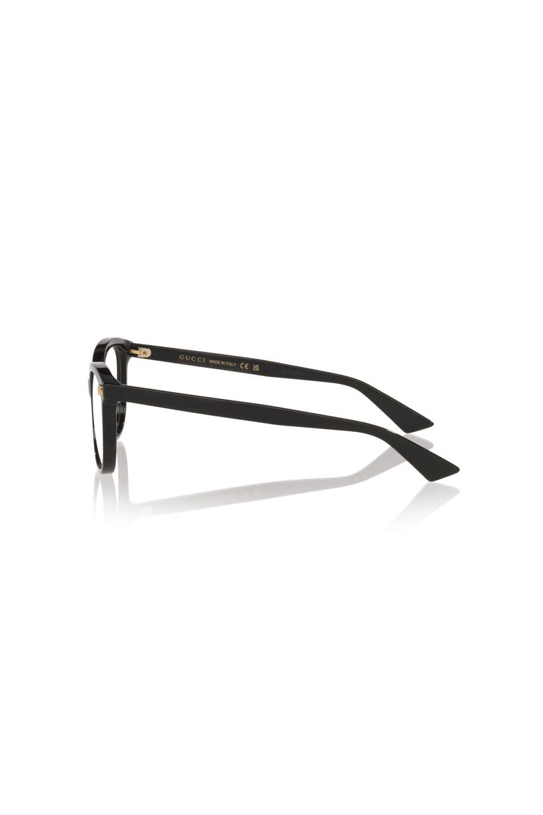 51mm Rectangle optical glasses, Alternate, color, Black
