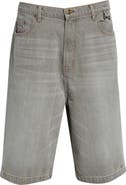 Rhude Baggy Traxedo Denim Shorts