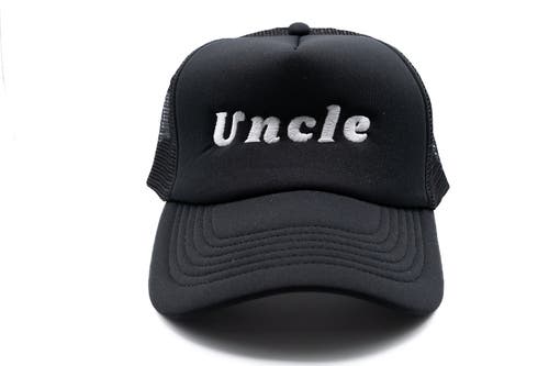 Rey To Z Uncle Foam Trucker Hat In Black