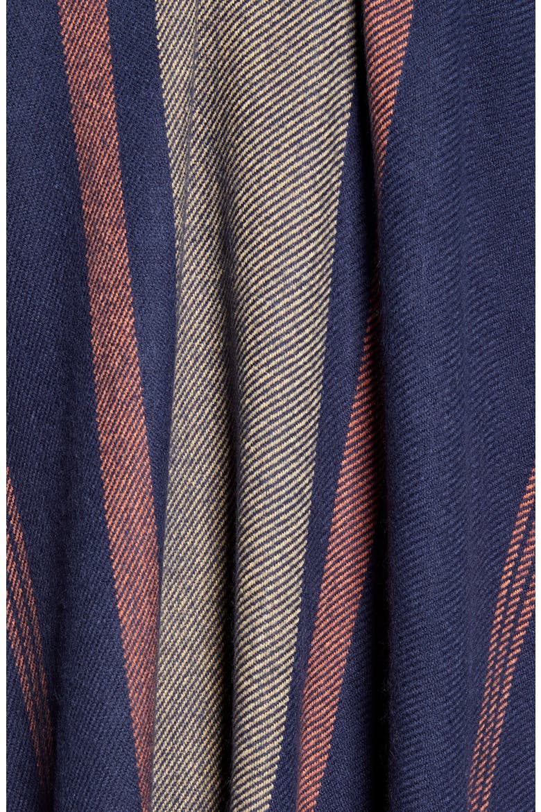 Variegated Stripe Poncho (Nordstrom Exclusive), Alternate, color, DARK NIGHTFALL MULTI
