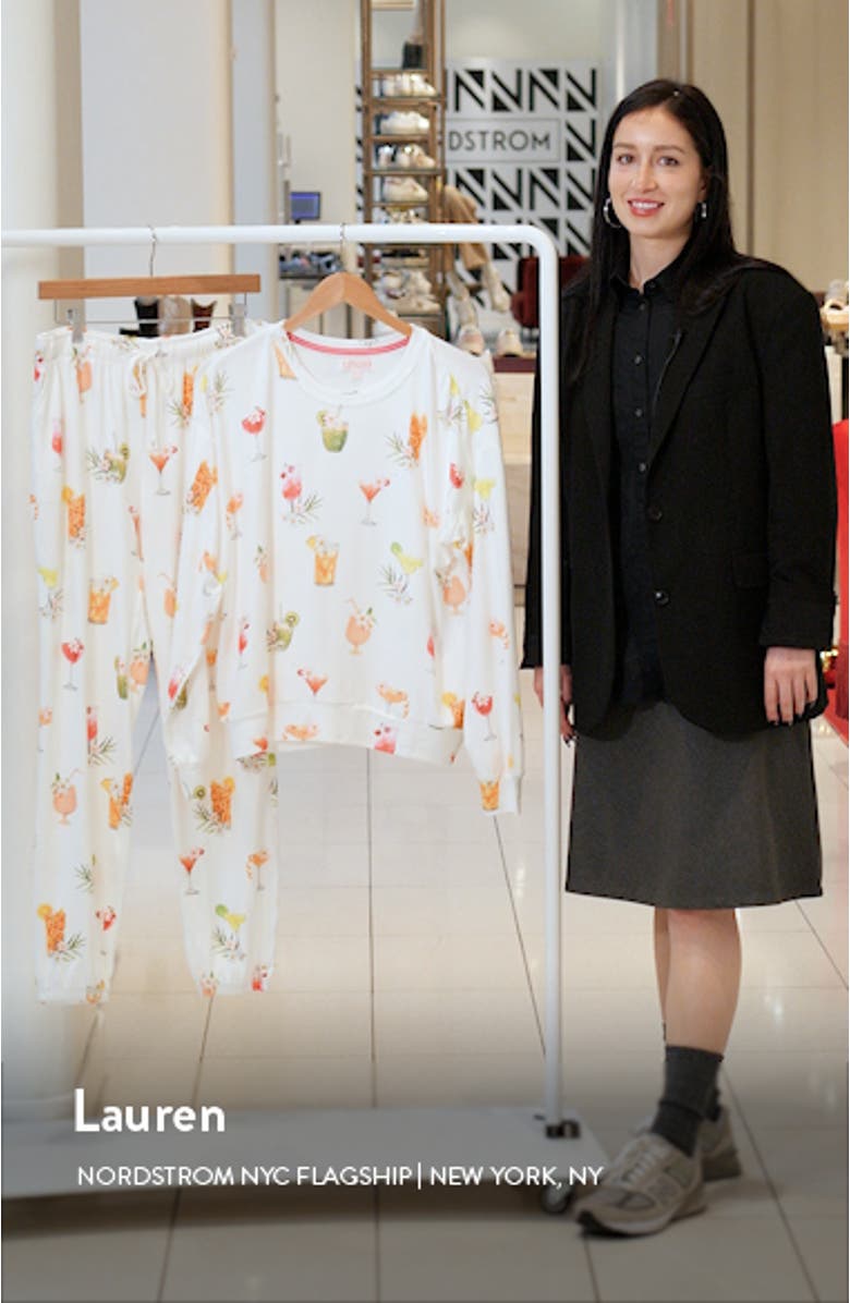 Sipping on Sunshine Jersey Pajamas, sales video thumbnail