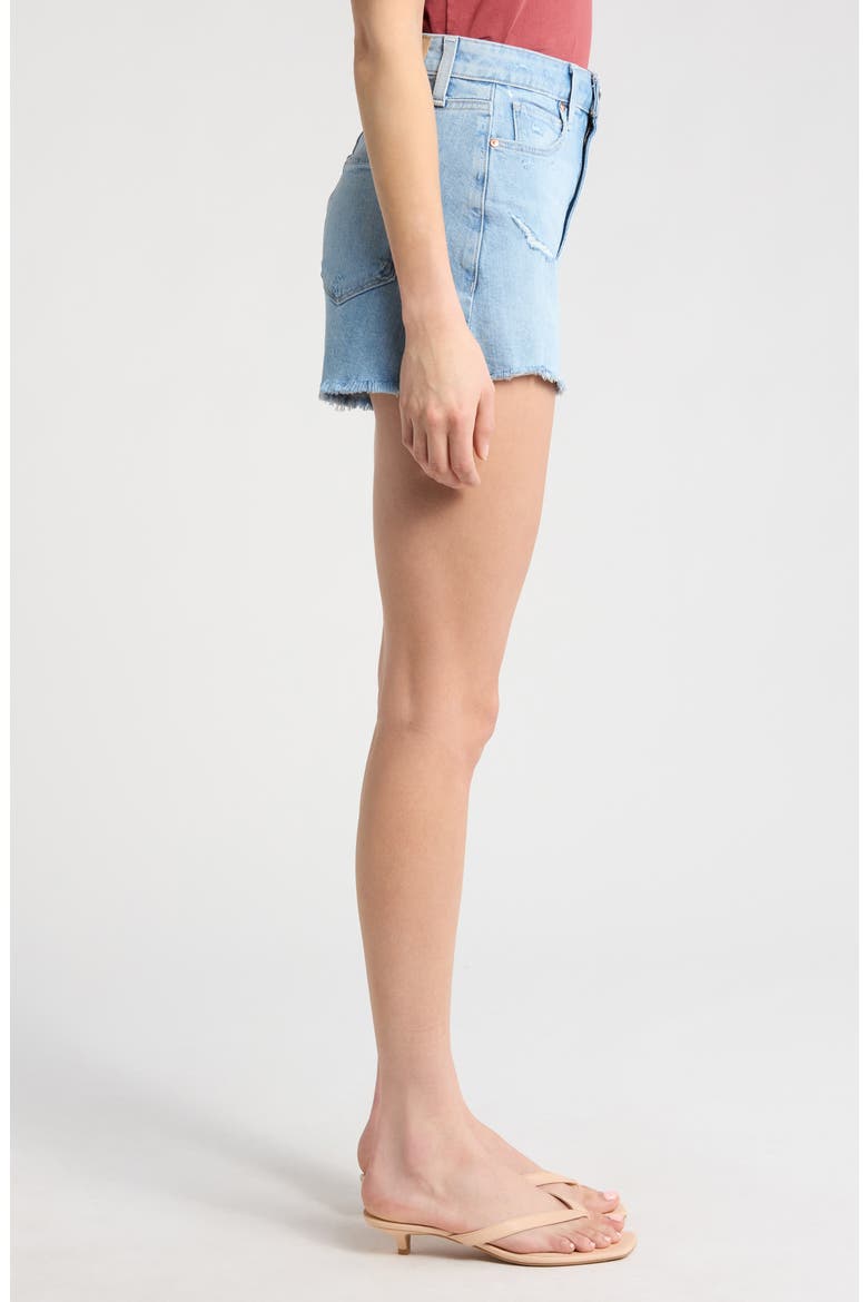 Dani High Waist Distressed Denim Shorts, Alternate, color, REAL GONE DISTRESSED