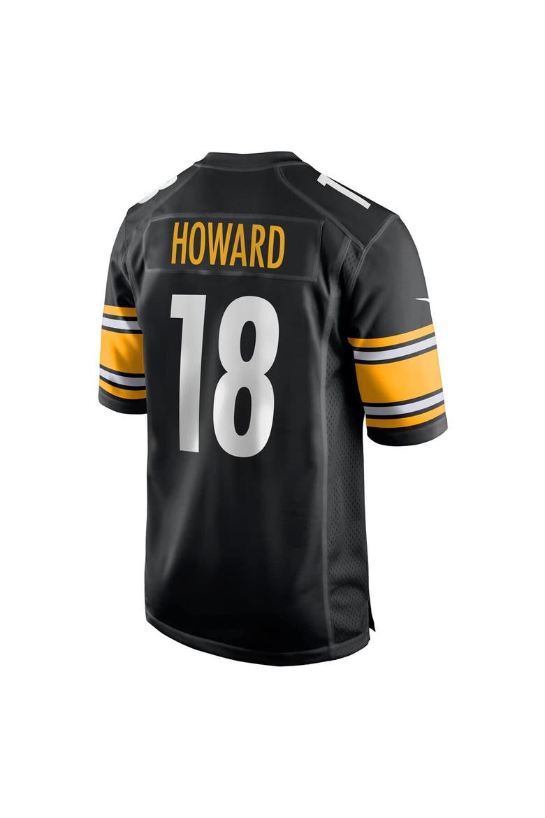 Men's Nike Will Howard  Black Pittsburgh Steelers Team Game Jersey, Alternate, color, Black