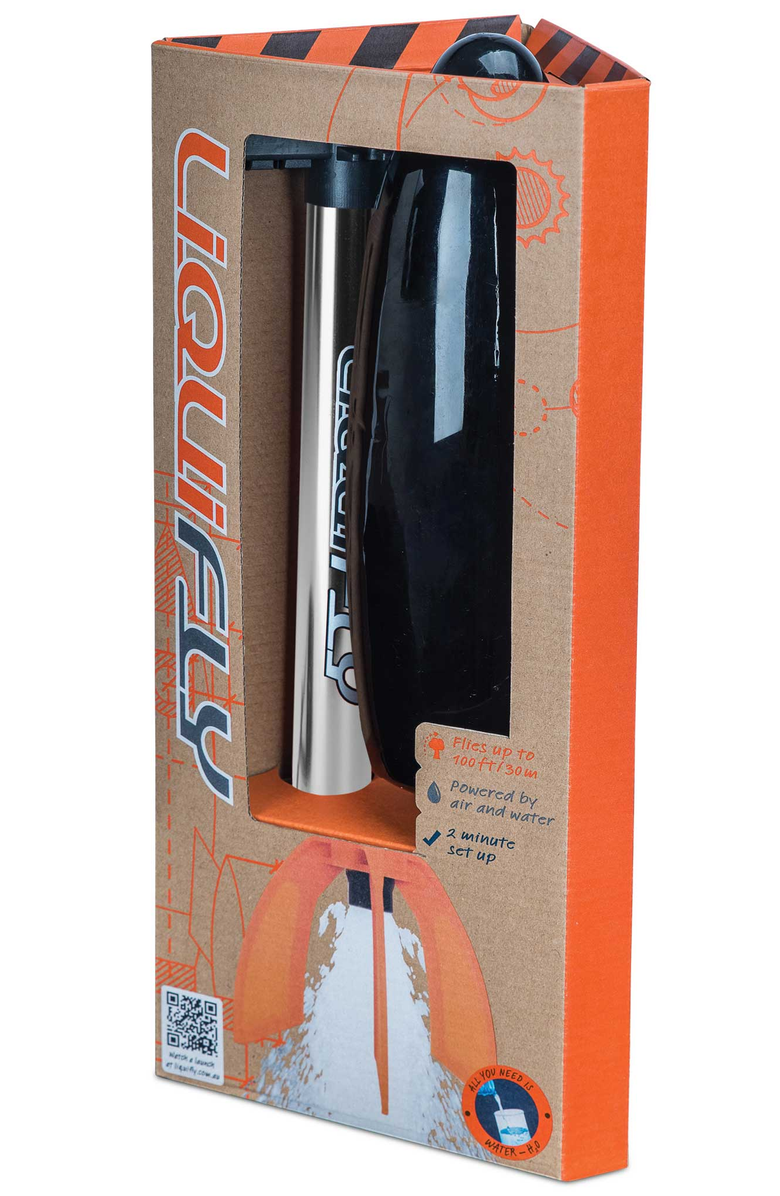 Heebie Jeebies Liquifly Deluxe DIY Rocket Kit, Main, color, Black