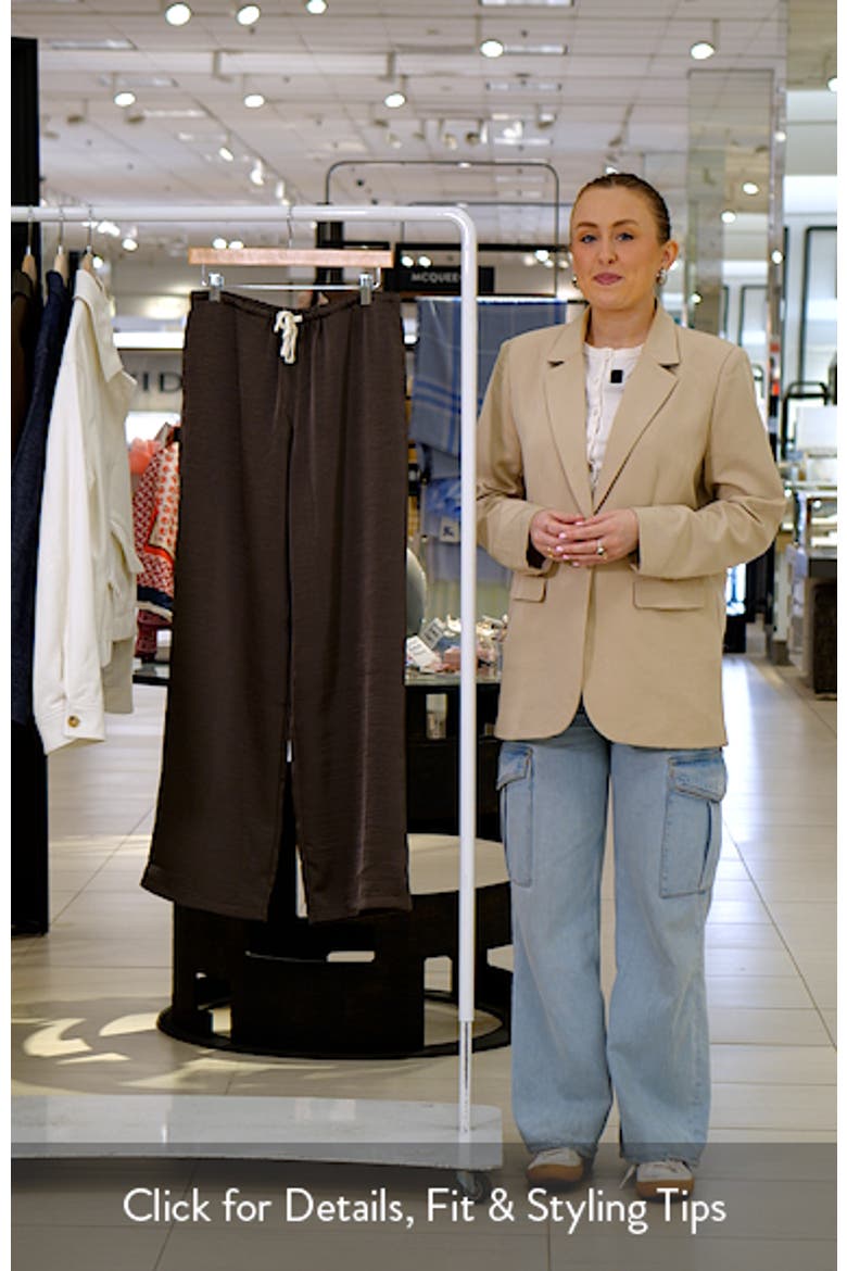Femme Satin Drawstring Pants video