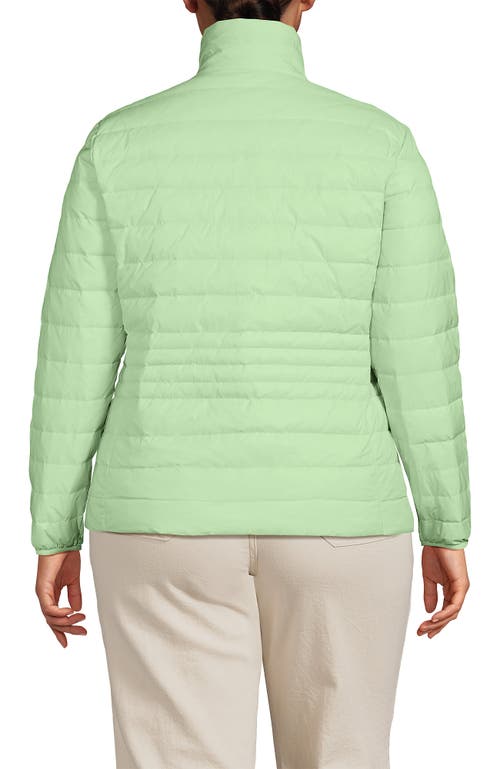 Lands' End Wanderweight Ultralight Packable Down Jacket In Icy Mint Green