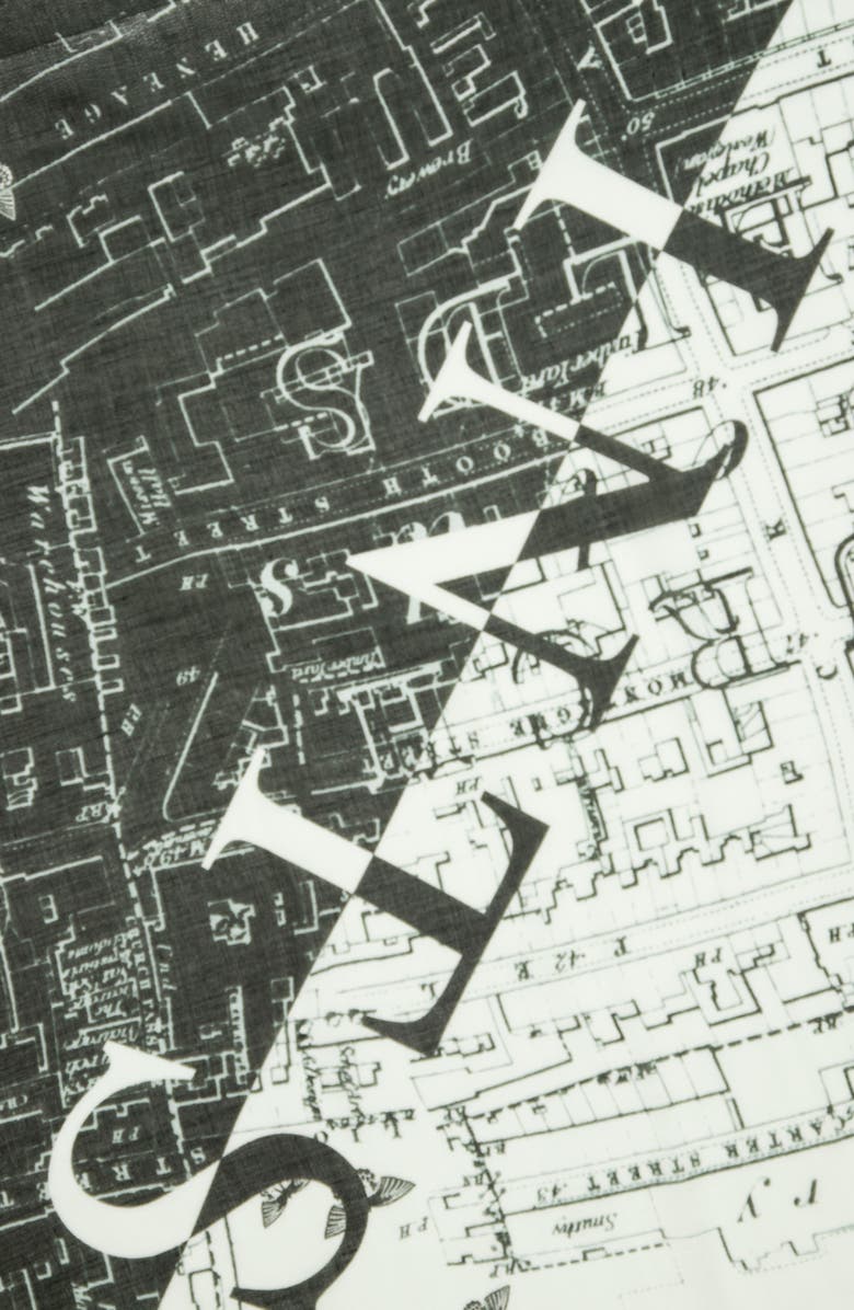 AllSaints Spitalfields Large Square Scarf, Alternate, color, 