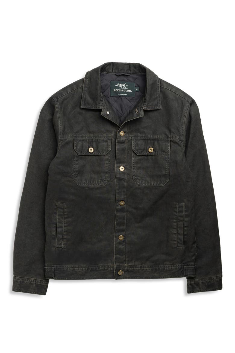 Fielder Cotton Trucker Jacket, Alternate, color, BRACKEN
