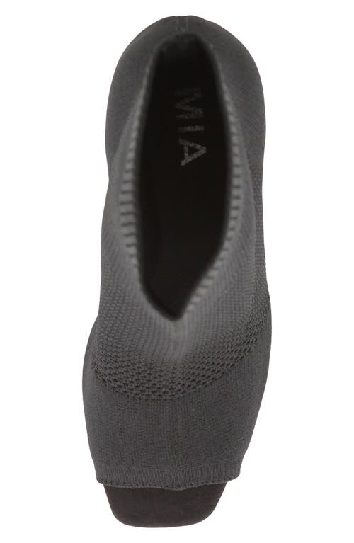 Mia Saddie Flyknit Bootie In Black Fly