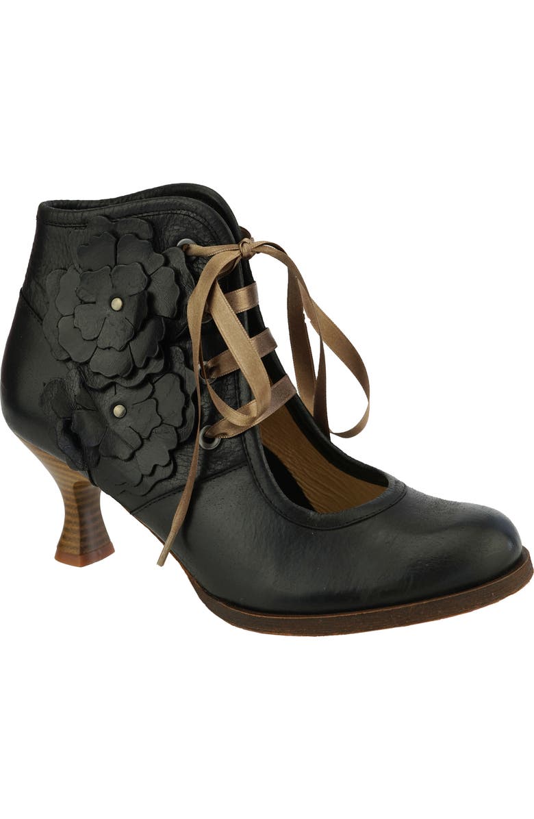 Unity in Diversity Flower Appliqué Bootie, Main, color,