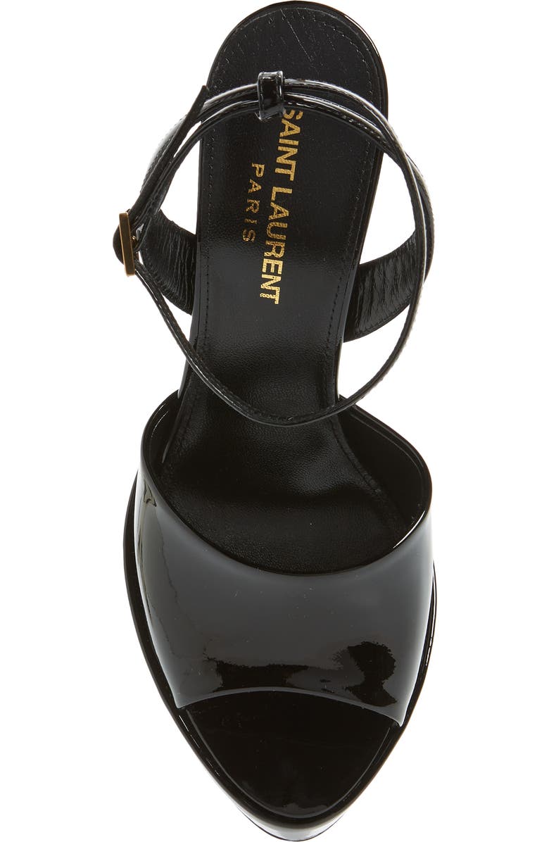 Saint Laurent Jodie Platform Sandal, Alternate, color,