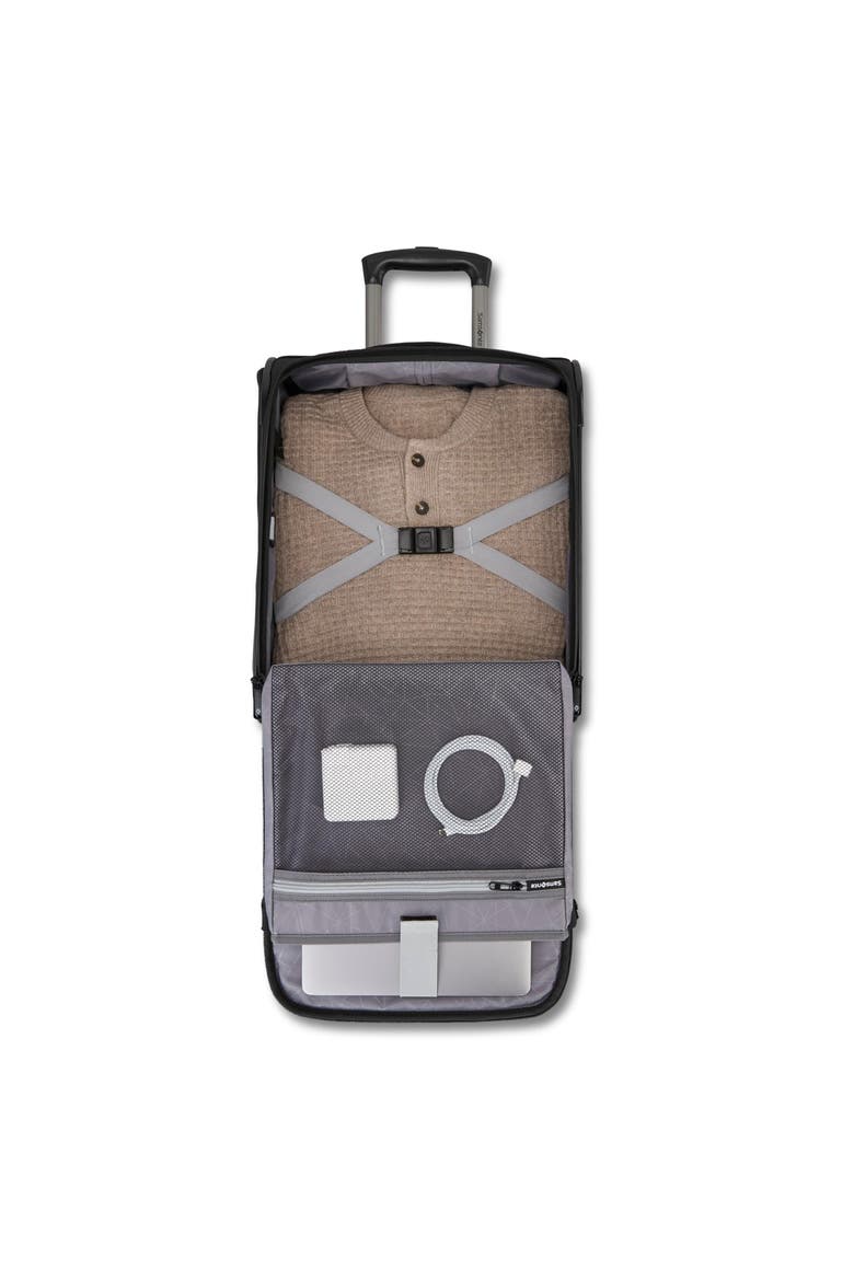 Ascella 4 2-Wheel 16" Underseater Suitcase, Alternate, color, Black
