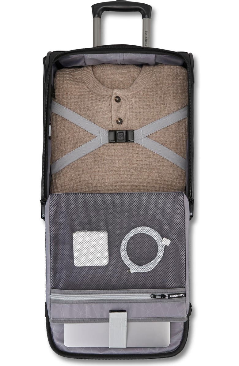 Samsonite Ascella 4 2-Wheel 16" Underseater Suitcase, Alternate, color, Black