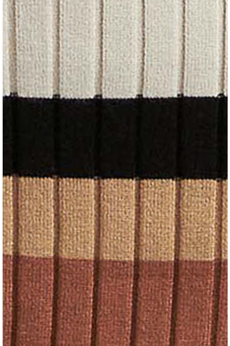 Sarah Stripe Knit Dress, Alternate, color, AMBER