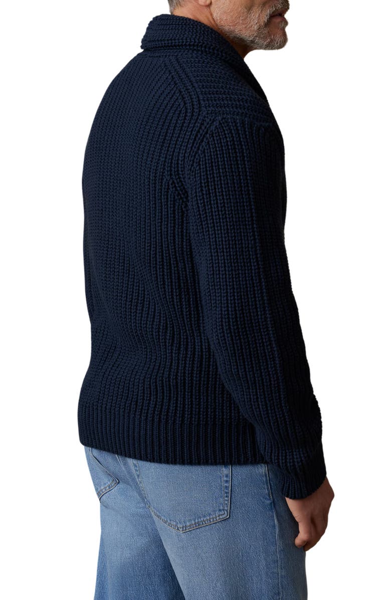 Faherty Pima Cotton Cardigan, Alternate, color, Playa Navy