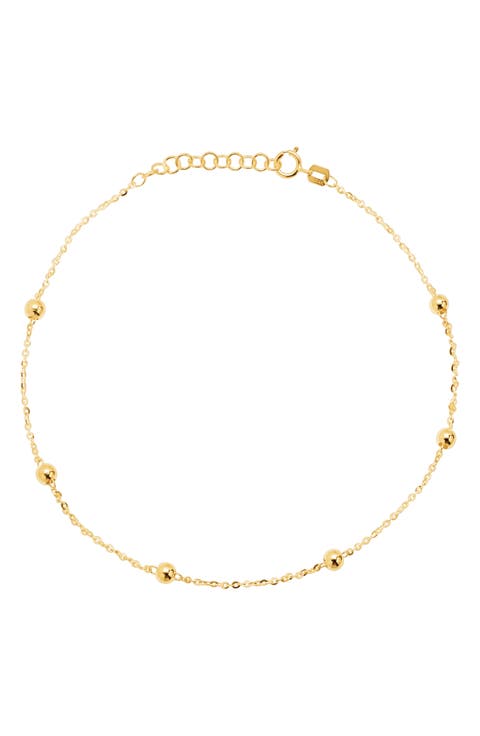 Beaded Station Anklet