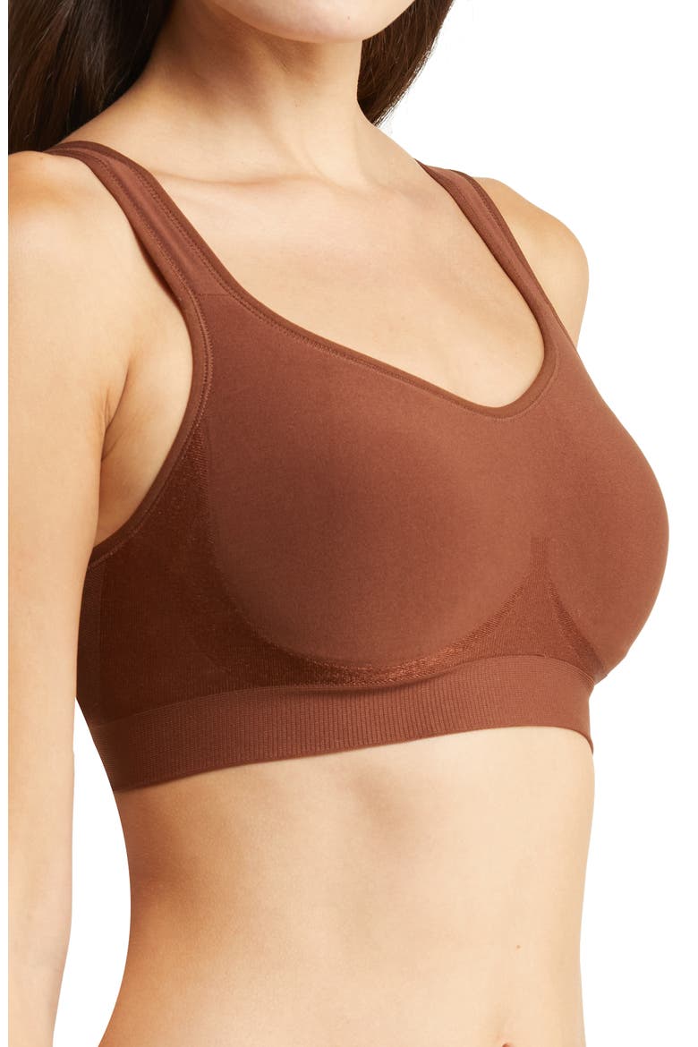 Daily Comfort Wireless Contour Bra, Alternate, color, CHOCOLATE