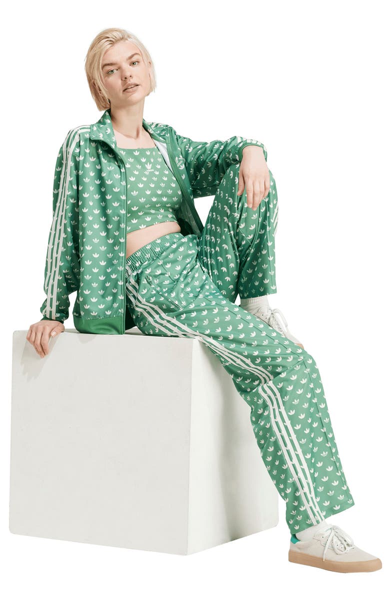 adidas Monogram Firebird Recycled Polyester Track Pants, Alternate, color, 