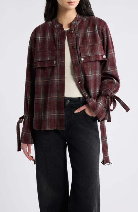 Tamara Plaid Flannel Jacket