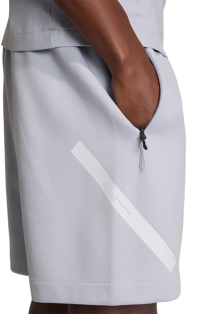 adidas Z.N.E. Shorts, Alternate, color, Halo Silver