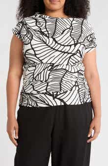 Renee C Funnel Neck Top