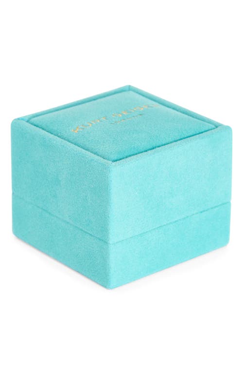 Kurt Geiger London Crystal Heart Halo Cocktail Ring In Multi