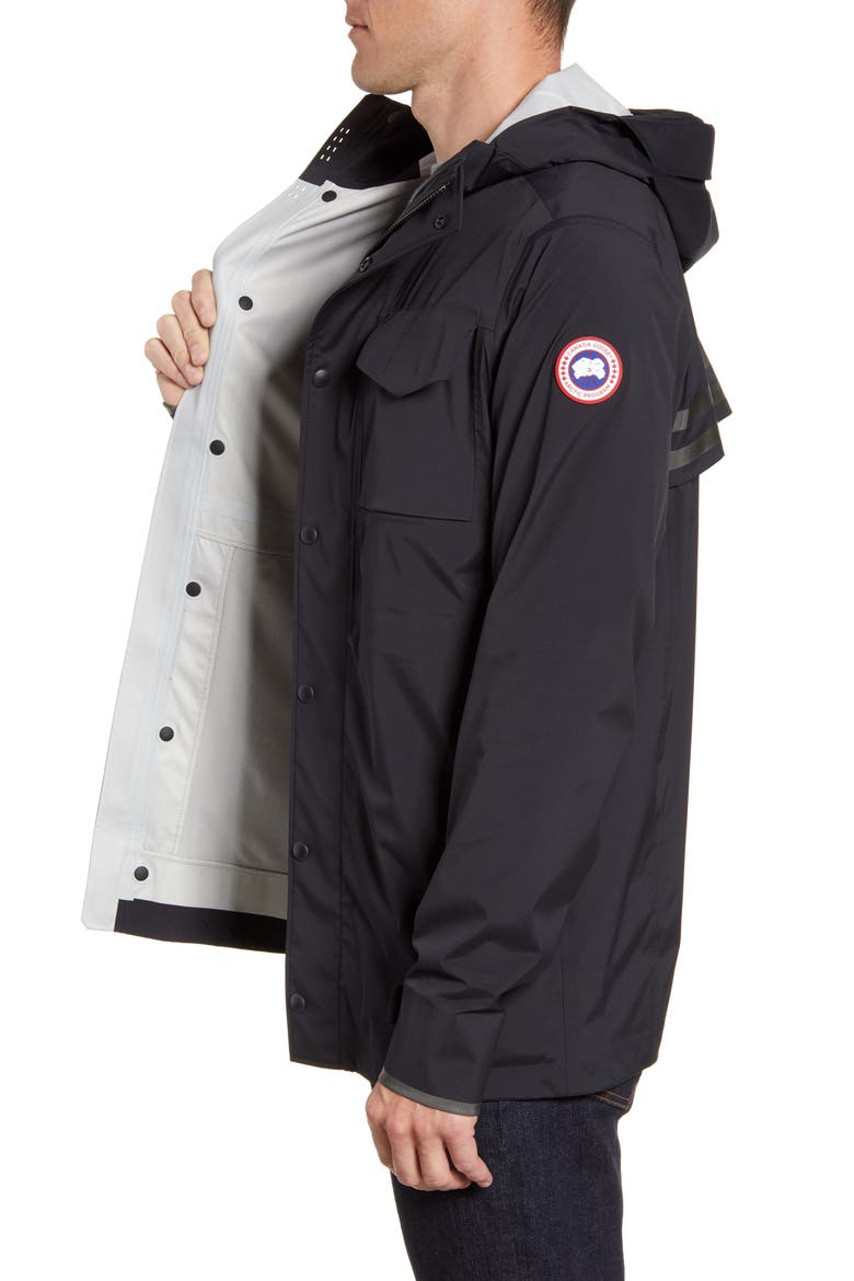 Nanaimo Windproof/Waterproof Jacket, Alternate, color, BLACK